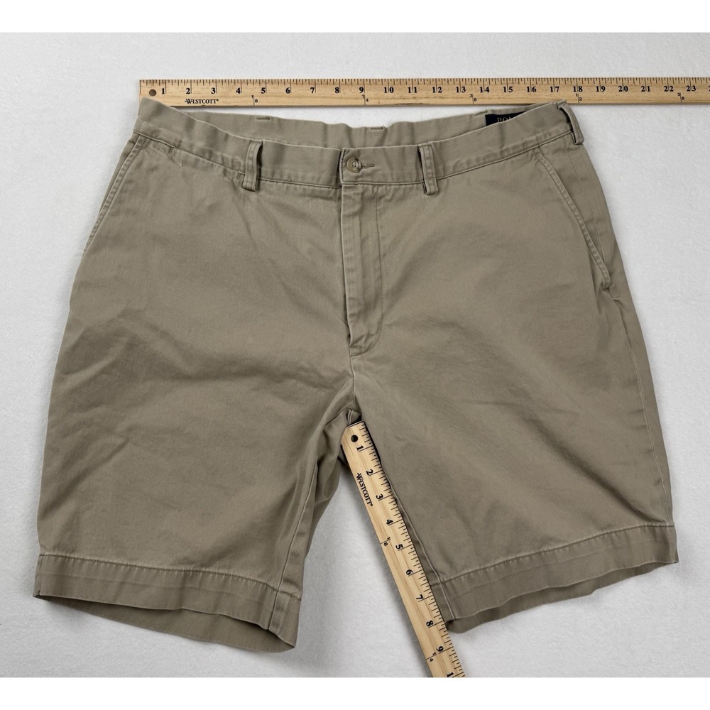 Polo Ralph Lauren Mens Khaki Chino Shorts Classic Fit Flat Front Size 36 - Picture 5 of 7
